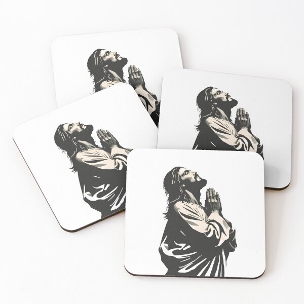 Item preview, Praying Jesus Christ Silhouette | Professional Gift designed and sold by Kavya Art.