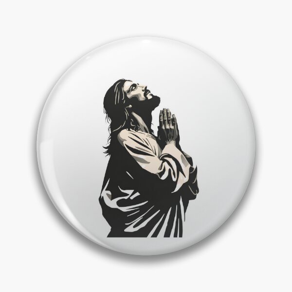 Item preview, Praying Jesus Christ Silhouette | Professional Gift designed and sold by Kavya Art.