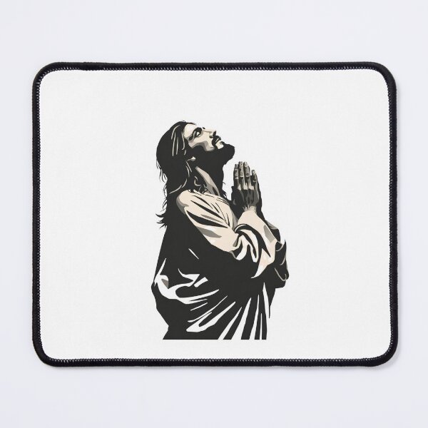 Item preview, Praying Jesus Christ Silhouette | Professional Gift designed and sold by Kavya Art.