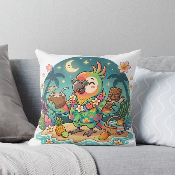 Item preview, Cute Tropical Parrot Cartoon designed and sold by MzulhilmiZam.