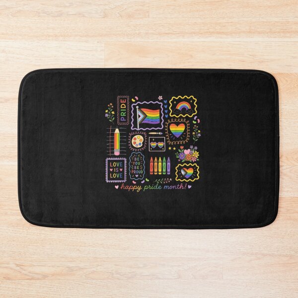 Item preview, Rainbow Flag Happy Pride Month Gay Ally LGBTQ Love is Love designed and sold by FrankIsabel.