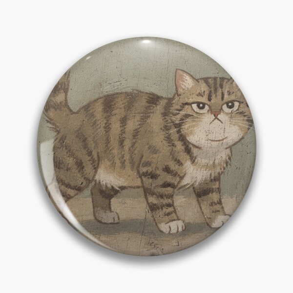 Item preview, Munchkin Cat Strutting With Confidence Folk Art designed and sold by PictorialWhimsy.