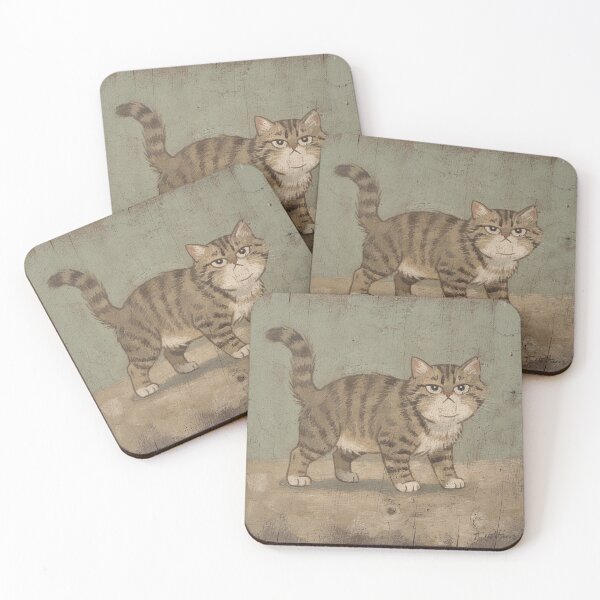 Item preview, Munchkin Cat Strutting With Confidence Folk Art designed and sold by PictorialWhimsy.