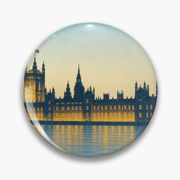Item preview, Big Ben at Blue Hour designed and sold by UkiyoCities.