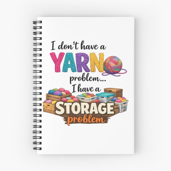 Item preview, Yarn Storage Problem designed and sold by Someone Thinks It's Funny.