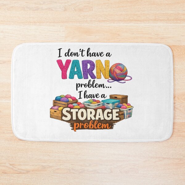 Item preview, Yarn Storage Problem designed and sold by Someone Thinks It's Funny.