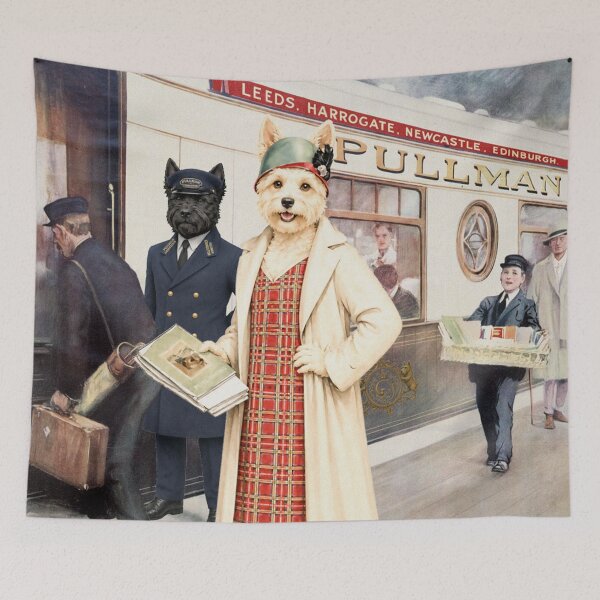 Item preview, Queen of Scots Pullman Railway Poster designed and sold by CJChronicles.