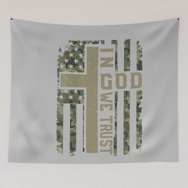 Item preview, Youth in God We Trust Patriotic Christian American Flag Camo designed and sold by mjohnson9.