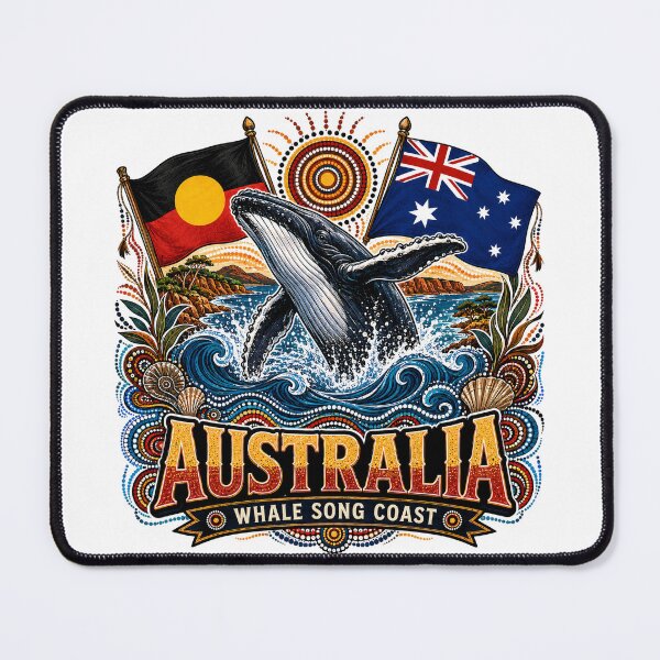 Item preview, Australia Cultural Colours – Aboriginal-Inspired Map Design designed and sold by Holiday-Hunter.