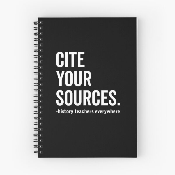 Item preview, Cite Your Sources History Teacher designed and sold by Randomera.