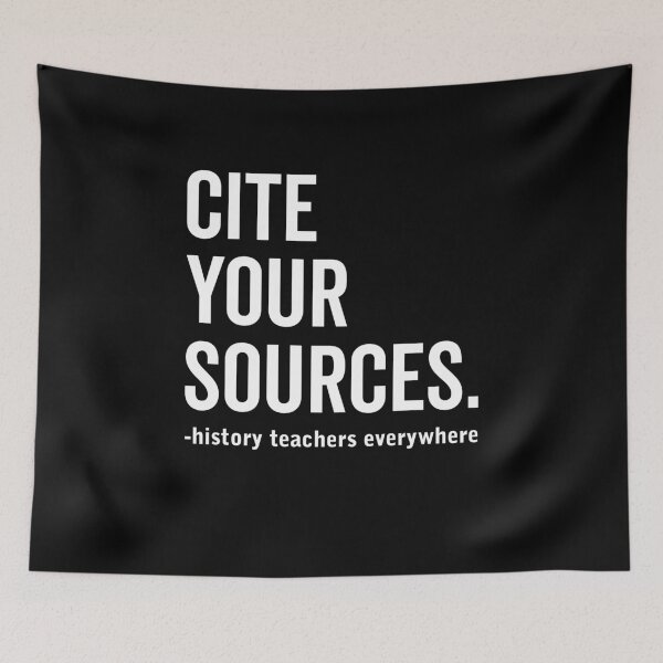 Item preview, Cite Your Sources History Teacher designed and sold by Randomera.