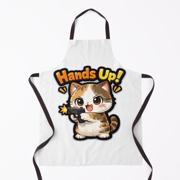 Item preview, Cute cat hand's up sticker designed and sold by Mohitt09.