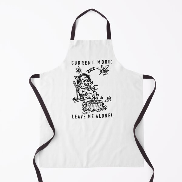 Item preview, Funny Wild Boar Leave Me Alone Introvert Mood designed and sold by The Bold Line Studio.