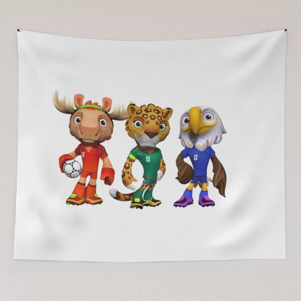 Item preview, Cheerful Soccer Mascot 2026 Global Football Celebration designed and sold by mattheweverton.