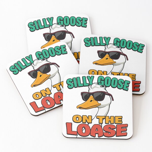Item preview, Funny Silly Goose On The Loose Sticker | Professional Gift designed and sold by Kavya Art.