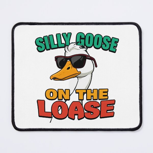 Item preview, Funny Silly Goose On The Loose Sticker | Professional Gift designed and sold by Kavya Art.