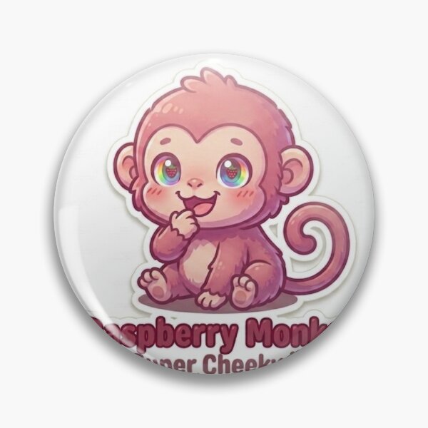 Item preview, Pink Raspberry Monkey designed and sold by MalinStyle.
