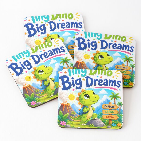 Item preview, Tiny Dino Big Dreams ! designed and sold by "Deepika Doodles".