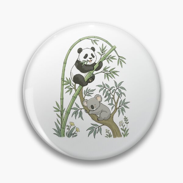 Item preview, Panda Eating Koala Sleeping  designed and sold by emhoteb.