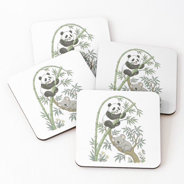 Item preview, Panda Eating Koala Sleeping  designed and sold by emhoteb.