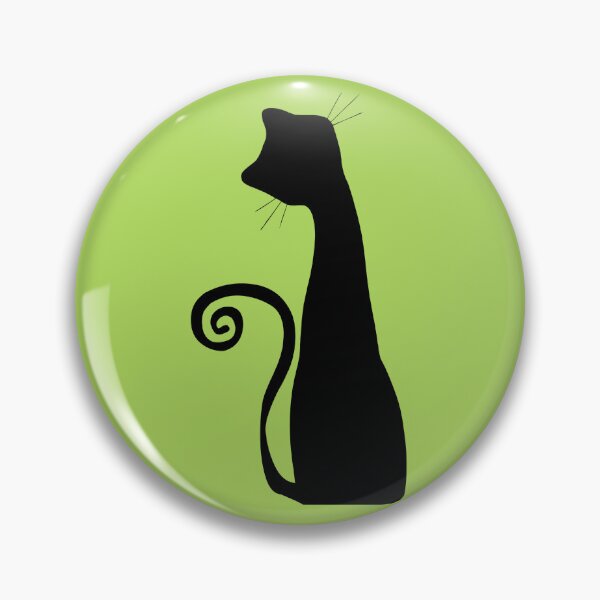 Item preview, Black cat sitting with its back turned designed and sold by Art70shop.