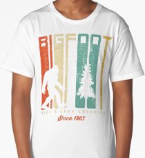 Bigfoot Hide and Seek Champion Distressed Graphic Long T-Shirt