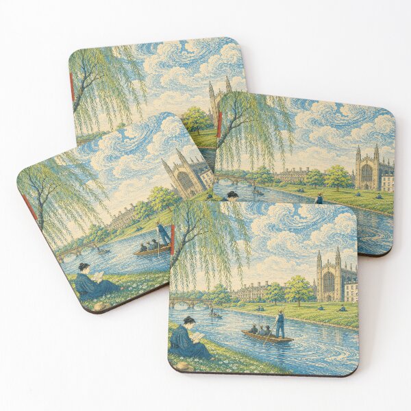 Item preview, Spring Afternoon on The Backs designed and sold by UkiyoCities.