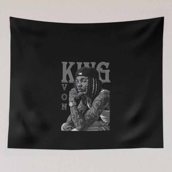 Item preview, King Von Black And White #409 designed and sold by vespira-motion.
