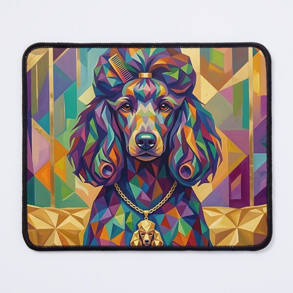 Item preview, Poodle Diva Dog Salon Pop Art Portrait designed and sold by Pfotenfaden.