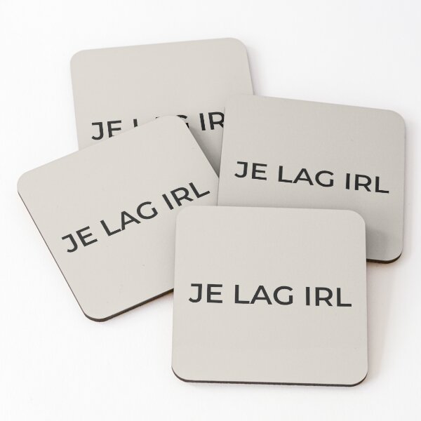 Item preview, I'm lagging IRL – Minimalist sarcastic humor (Funny French Quote) designed and sold by JbrauShop.