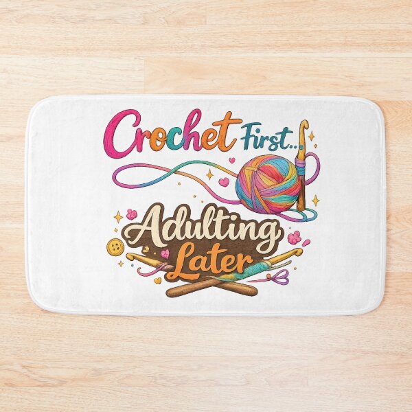 Item preview, Crochet First Adulting Later designed and sold by Someone Thinks It's Funny.