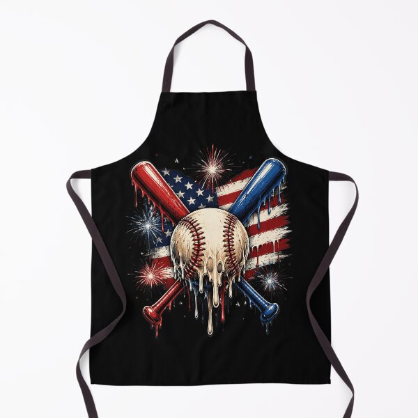 Item preview, 4th of July Baseball Drip Ice Cream Patriotic American Flag designed and sold by OlakunleOloroz.