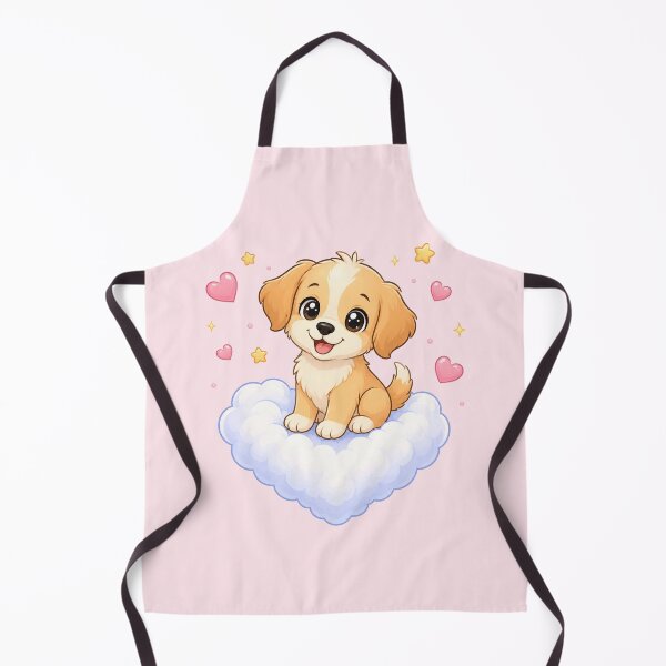 Item preview, Cute Puppy on a Heart Cloud designed and sold by Seculinator.