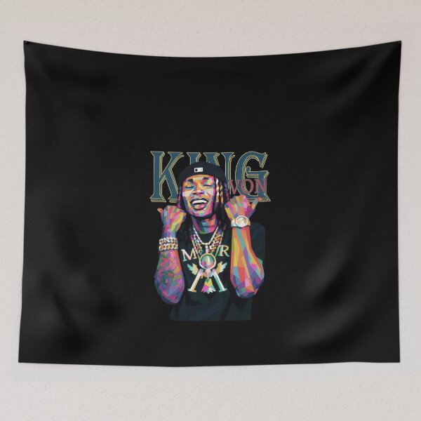 Item preview, King Von Rap Rapper Wpap #320 designed and sold by vespira-motion.