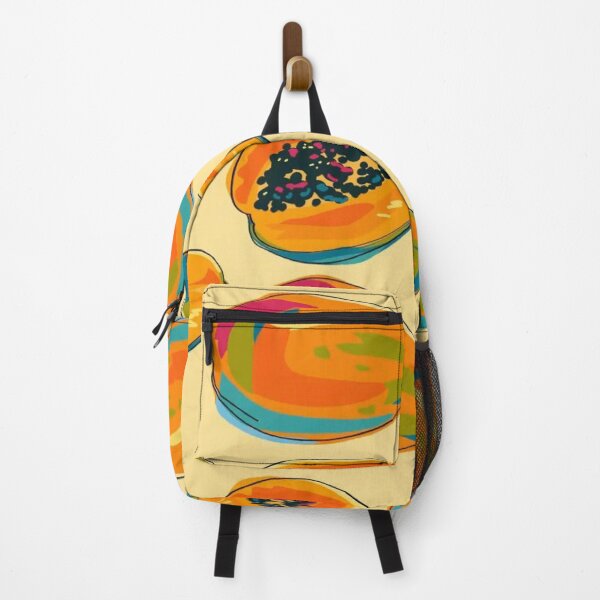 Item preview, Retro Pop Art Papaya Fruit Pattern Tropical Summer Aesthetic designed and sold by LYAN-STORE.