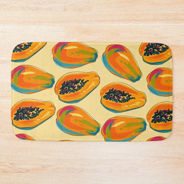 Item preview, Retro Pop Art Papaya Fruit Pattern Tropical Summer Aesthetic designed and sold by LYAN-STORE.