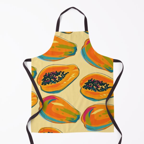 Item preview, Retro Pop Art Papaya Fruit Pattern Tropical Summer Aesthetic designed and sold by LYAN-STORE.