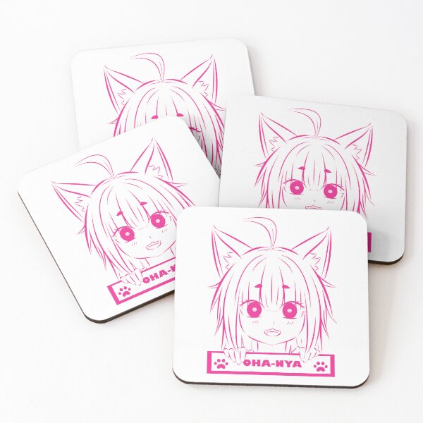 Item preview, Oha-nya_cat girl greetings designed and sold by KawaOta-0.
