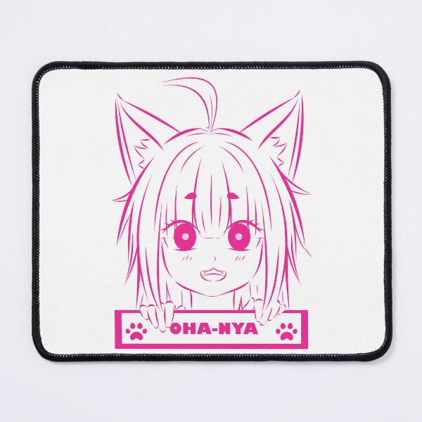 Item preview, Oha-nya_cat girl greetings designed and sold by KawaOta-0.