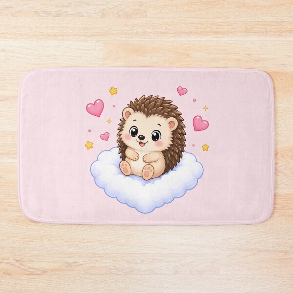 Item preview, Cute Hedgehog on a Heart Cloud designed and sold by Seculinator.