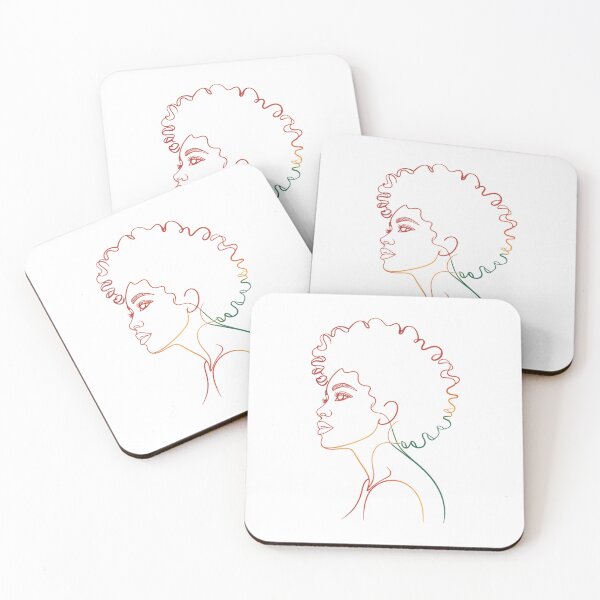 Item preview, Black Women Juneteenth Face Abstract Art Melanin African designed and sold by sailorjessiArt.