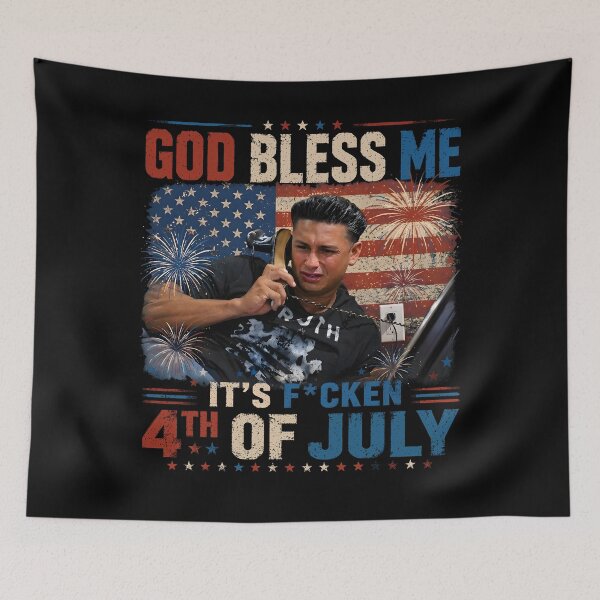 Item preview, Funny God Bless Me Its Fcken Summah 4th of July designed and sold by Regainbara.