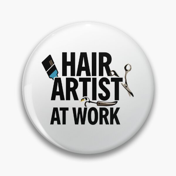 Item preview, Hair Artist At Work | Professional Salon Stylist Sticker designed and sold by Kavya Art.