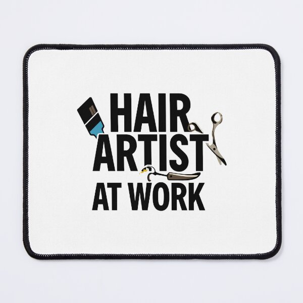 Item preview, Hair Artist At Work | Professional Salon Stylist Sticker designed and sold by Kavya Art.