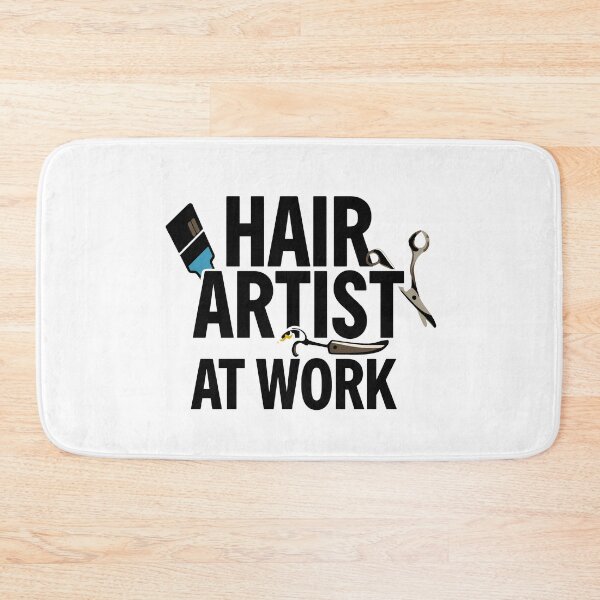 Item preview, Hair Artist At Work | Professional Salon Stylist Sticker designed and sold by Kavya Art.