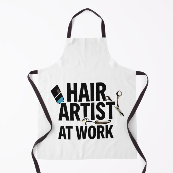 Item preview, Hair Artist At Work | Professional Salon Stylist Sticker designed and sold by Kavya Art.