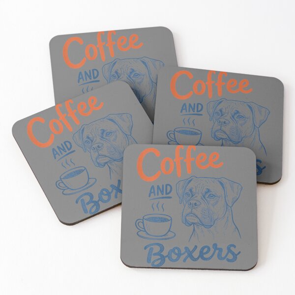 Item preview, Coffee and Boxer Dog Owner Mom Dad Pet Lover Men Women designed and sold by KristineLi.