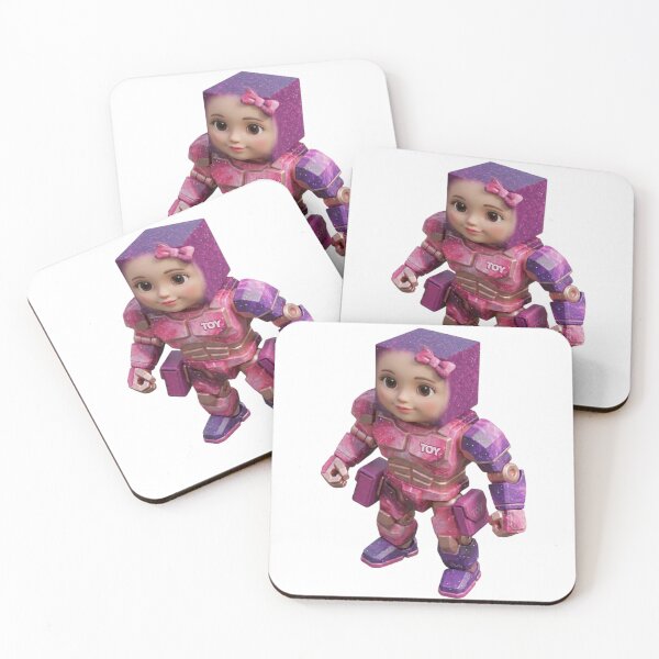 Item preview, Pink Galaxy Blockhead  designed and sold by unboxedbyJuls.