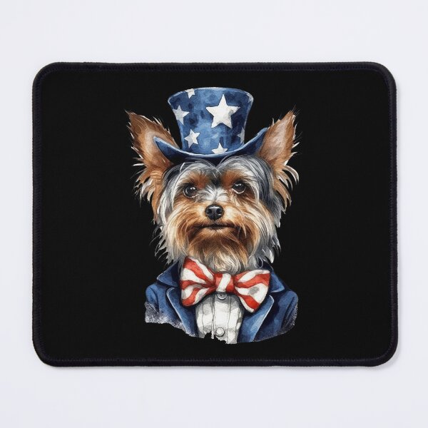 Item preview, Yorkshire Terrier Dressed as Uncle Sam designed and sold by ArtDzignsZA.