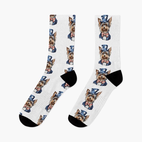 Item preview, Yorkshire Terrier Dressed as Uncle Sam designed and sold by ArtDzignsZA.